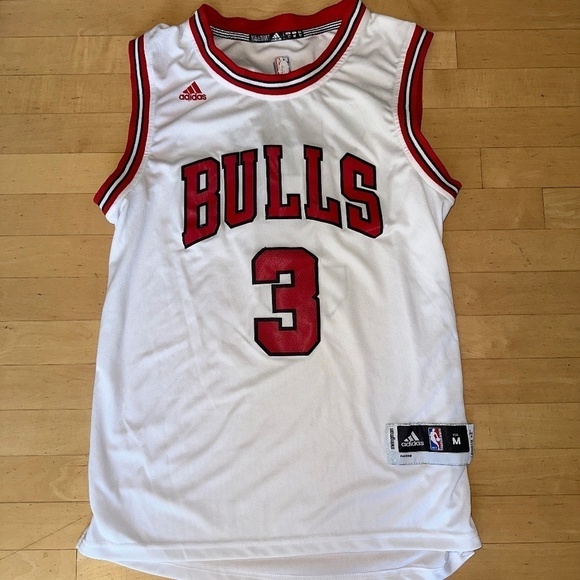 adidas Other - Adidas Swingman Bulls 3/Wade  Jersey,  Med.   GD1035